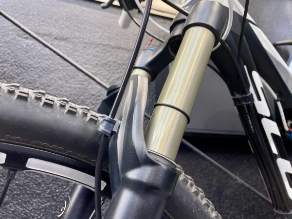 サスペンション【マット塗装】(マウンテンバイクなど) チタンの鎧&コーティング