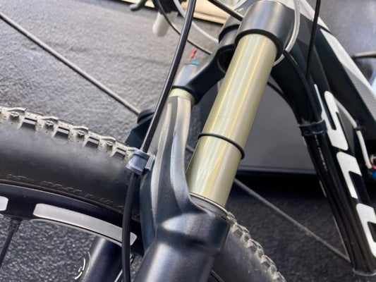 サスペンション【マット塗装】(マウンテンバイクなど) チタンの鎧＆コーティング