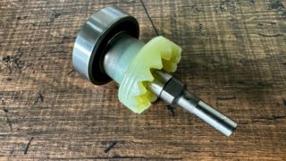 煌機自転車用ポリッシャー　純正ギア（ベアリング圧入済み）